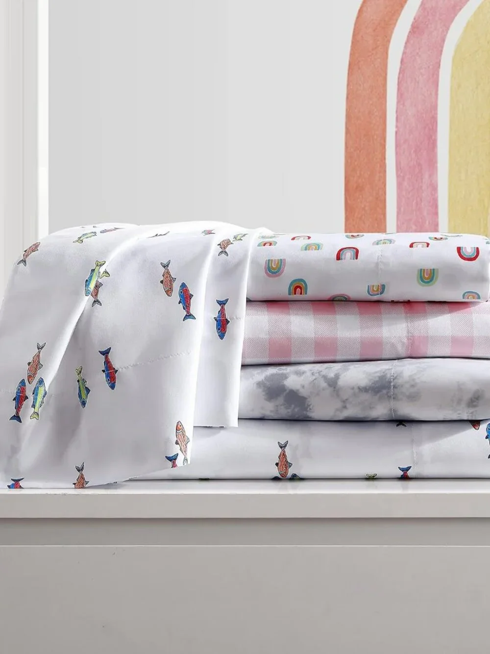 Kids - Full Sheet Set, Ultra-Soft Microfiber Bedding with Fully Elastic Fitted S